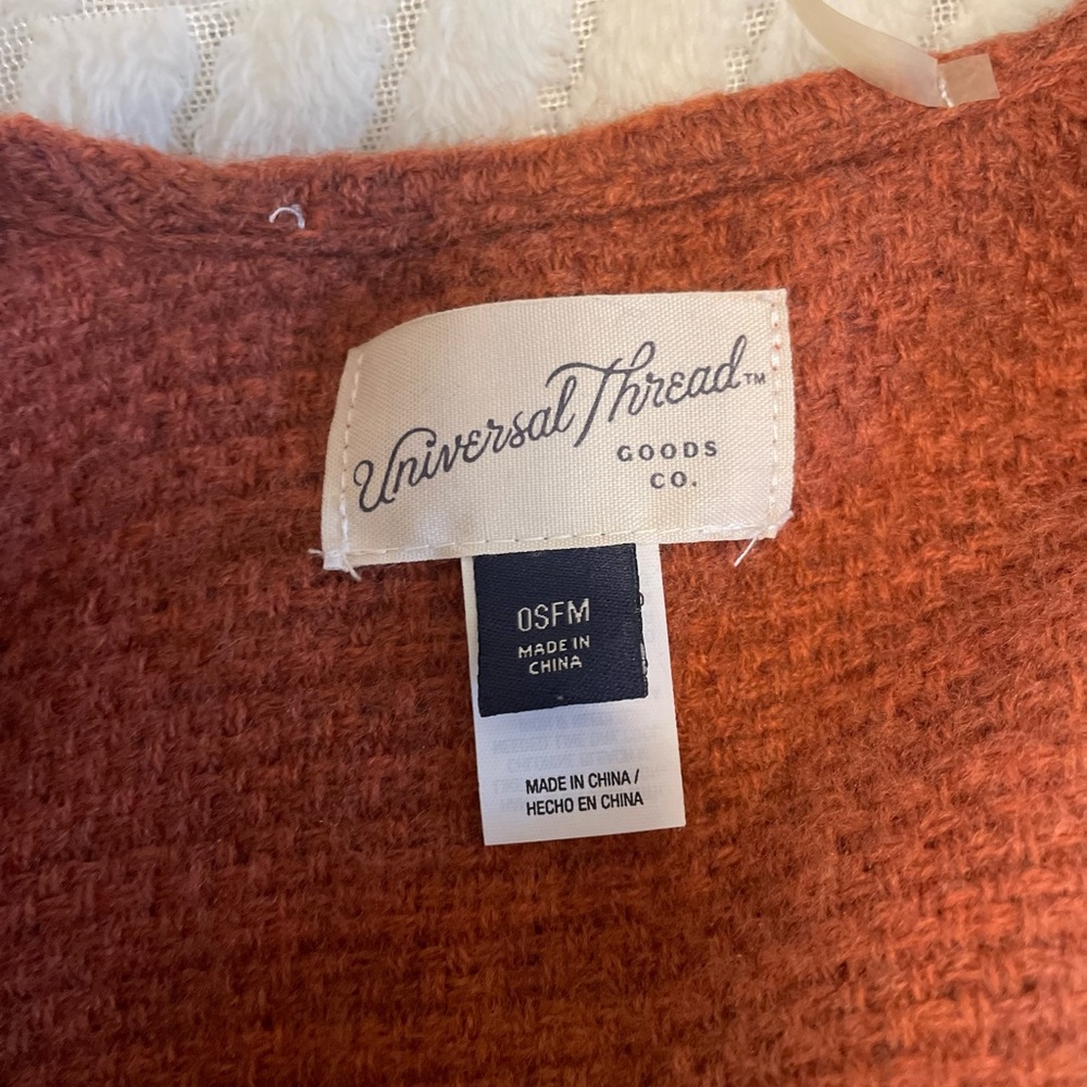 Universal Thread Terracotta Poncho - image 2